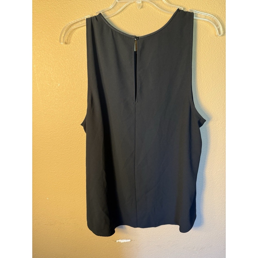 Polo Ralph Lauren Classic Black Tank Top Sleeveless Lightweight Classy Size 14 - Picture 5 of 8